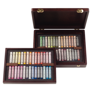PASTEL REMBRANDT. CAJA MADERA 60 Colores Retrato