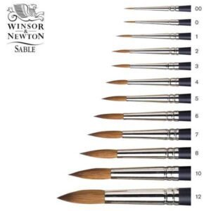 Pincel WINSOR NEWTON Marta AWC. Redondo Salida corta - 2/0
