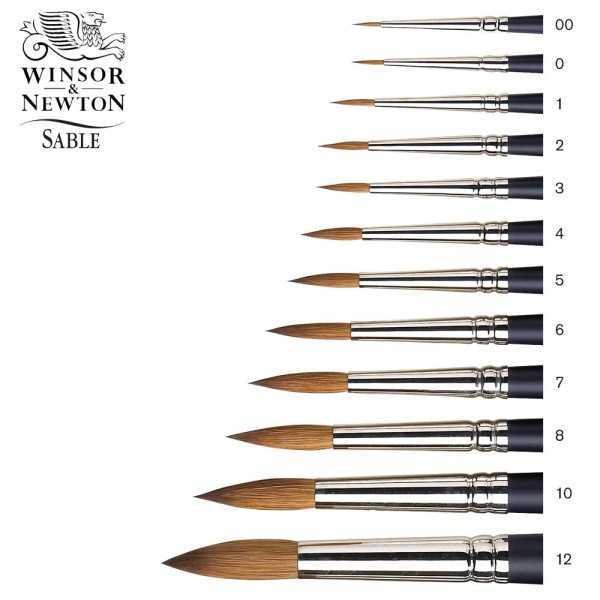 Pincel WINSOR NEWTON Marta AWC. Redondo Salida corta