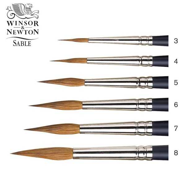 Pincel WINSOR NEWTON. Marta AWC. Salida Larga Redondo.