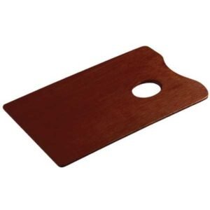 Paleta de Madera rectangular Barnizada Talens 25x35cm.