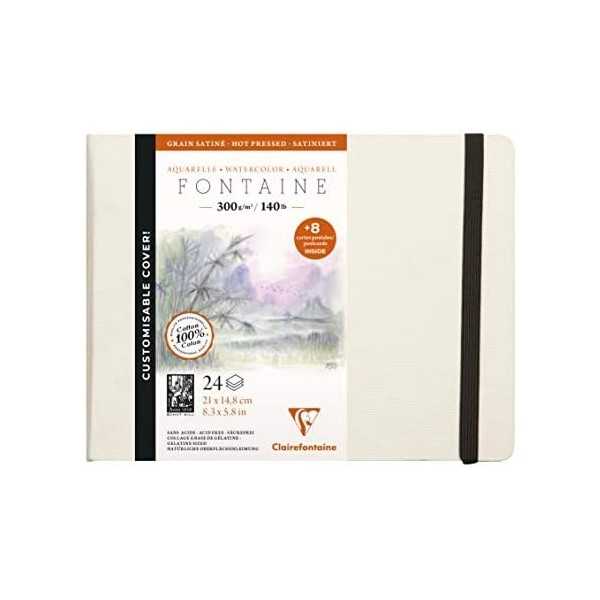 FONTAINE Cuaderno de Viaje 100% Algodón 300g