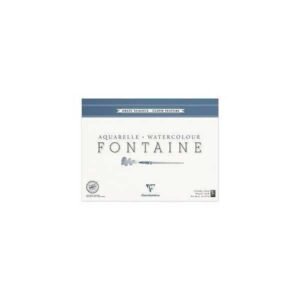 Bloc FONTAINE Papel Grano Nublado. 300gr. 15hjs.