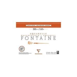 Bloc FONTAINE Papel  Grano Satinado Glaze. Encolado 20Hjs