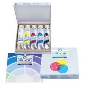 Gouache Talens. Sets 5 colores 20 ml.
