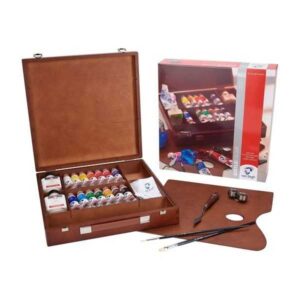 Caja Maletin de Acrilico Van Gogh con 14 Colores de 40ml y accesorios "Inspiration Box"