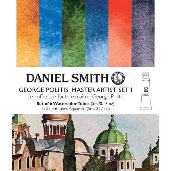 Acuarela Daniel Smith. George Politis Set  1. 6 colores 5 ml.