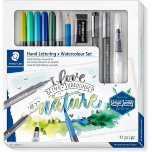 Set Rotuladores Lettering y Acuarelables Staedtler