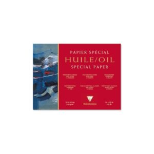 Bloc de Papel para Óleo 240g Blanco encolado 4L - Clairefontaine