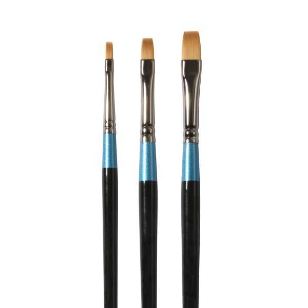 Pincel Aquafine Plano Medio Sintético Serie 62