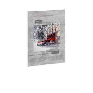 Bloc Encolado Papel de Acuarela Hahnemuhle Toned Paper 200gr. 20Hojas GRIS