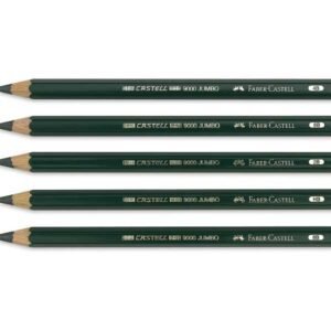 Lápiz Grafito Faber Castell 9000 JUMBO - HB