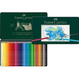 Faber Castell Estuche de metal con 36 lápices acuarelables Albrecht Dürer