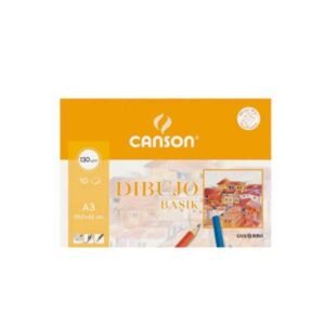 Pack 10 Hojas CANSON Basik A3 130gr