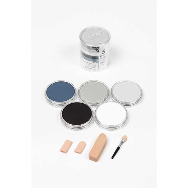 PANPASTEL Set 5 Colores Grises