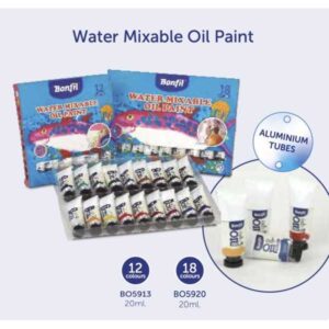 Set de Óleo Mixcible al Agua de 12 Colores Bonfil Kids