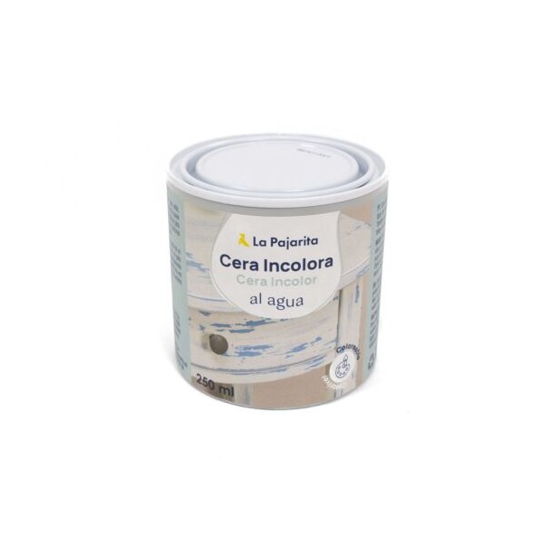 Cera Al Agua Incolora La Pajarita 250ml.