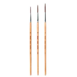 HEREND Delineador Pelo de Mangosta LS-3900. Set 3 pinceles