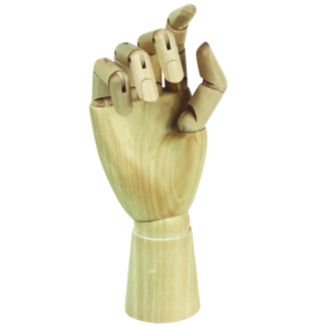 Mano Articulada de Madera Masculina derecha