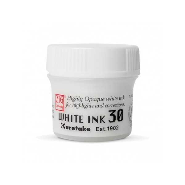 Kuretake Zig Tinta Blanca Opaca 30gr.