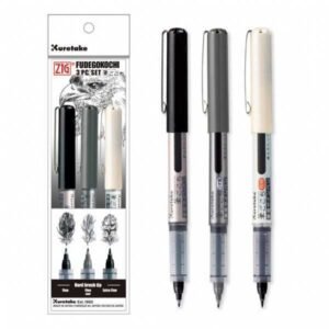 Set de Rotuladores Fudegokochi Zig Kuretake 3pcs.