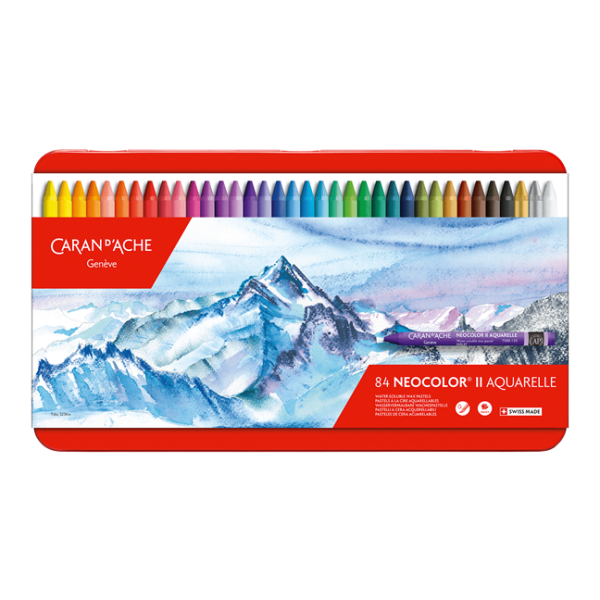 NEOCOLOR II CARAN D ACHE CAJA 84 CERA ACUARELABLE