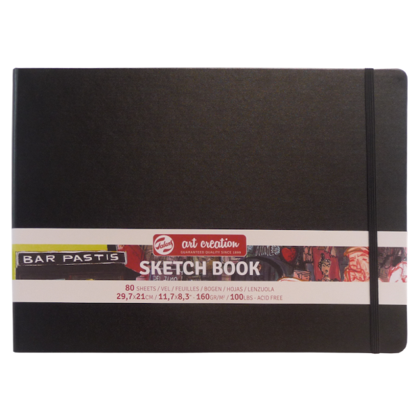 Art Creation Sketchbook Talens. Negro 29,7x21cm 140gr.