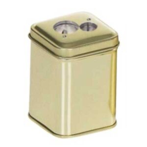 DUX Sacapuntas de Aluminio de dos Usos Con Depósito DORADO