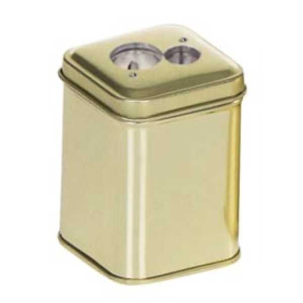 DUX Sacapuntas de Aluminio de dos Usos Con Depósito DORADO