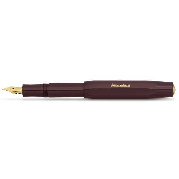 KAWECO CLASSIC SPORT Pluma Estilográfica Bourdeaux + Clip