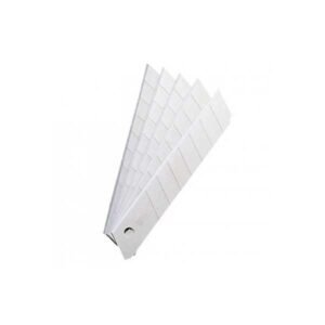 Repuesto de 10 cuchillas para Cutter Ancho metálico 0,5x18mm.