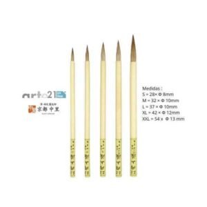 Nakasato Pincel Japones de pelo de Mapache, Cabra, Crin de Caballo y Ciervo Maruyama JBS - S