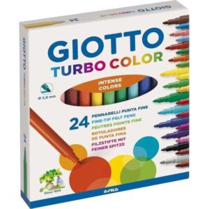GIOTTO Turbo Color Set de 24 Rotuladores