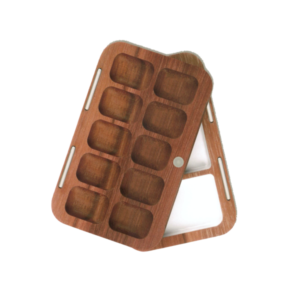 Caja Paleta Mini de Madera Herend 90x55x20mm.