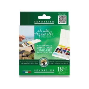 Sennelier Acuarela Caja "La Petite" (Manos Libres) 18 1/2 Godets