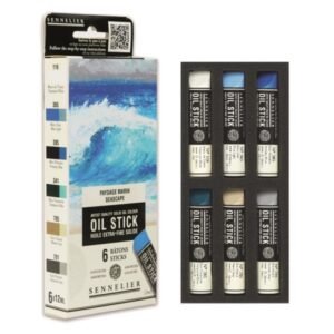 Set Óleo en Barra Sennelier 6 Colores 12ml. PAISAJE MARINO