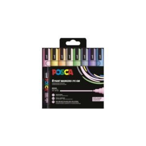Rotuladores POSCA PC5M 8 Colores PASTEL