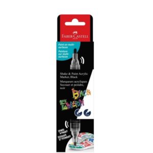 FABER CASTELL 1 ROTULADOR acrílico Shake&Paint Negro