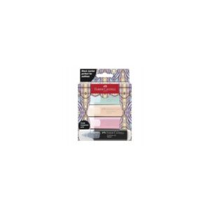 FABER CASTELL SET MARCADORES PASTEL Y NEGRO