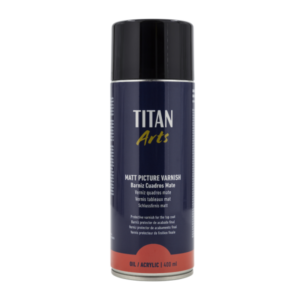 Barniz en Spray para Óleo y Acrílico Titan Arts 400ml.