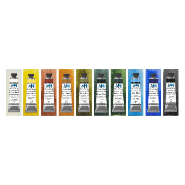 Set Acuarela Michael Harding 10 Tubos 15ml. Traditional English Landscape Set