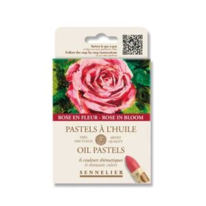 Set Pastel al Oleo SENNELIER 6 Colores "Rosa en Flor"