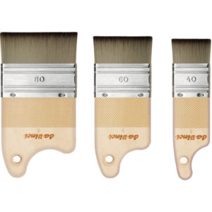 Da Vinci FIT Synthetics Paletina Fibra Sintética Gris Oscuro Mango Extra Corto Serie 5077