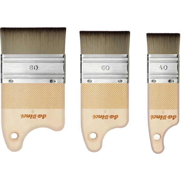 Da Vinci FIT Synthetics Paletina Fibra Sintética Gris Oscuro Mango Extra Corto Serie 5077