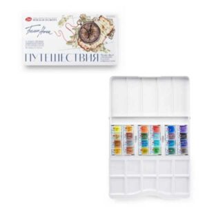 Acuarela White Nights Set JOURNEYS caja acuarela 24 godets