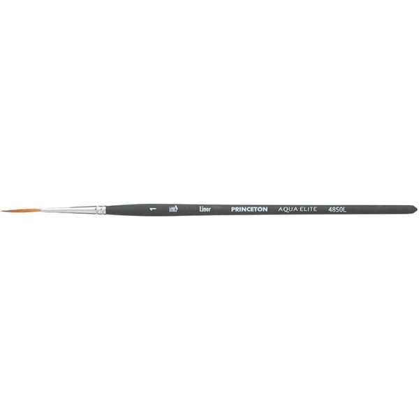Princeton Aqua Elite Pincel Trazador Sintético – Mango Corto Serie 4850L NUMERO 1