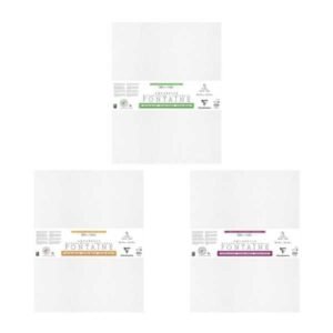 Fontaine® Extra Blanc Papel de Acuarela 100% Algodón 300 g – Bolsa de 5 Hojas 56x76xm