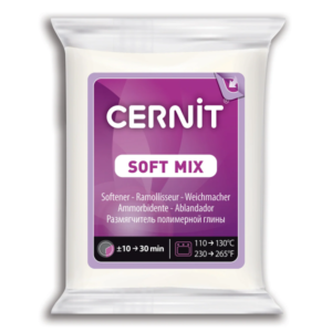 Cernit Soft Mix Blanco 56 g – Acondicionador y Suavizante para Arcilla Polimérica