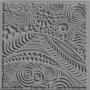 Cernit Placa de Textura 9x9 cm FREESTYLE – Sello Flexible para Arcilla