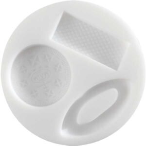Cernit Molde en Silicona Blanco 7 cm – BISCUIT Flexible y Reutilizable